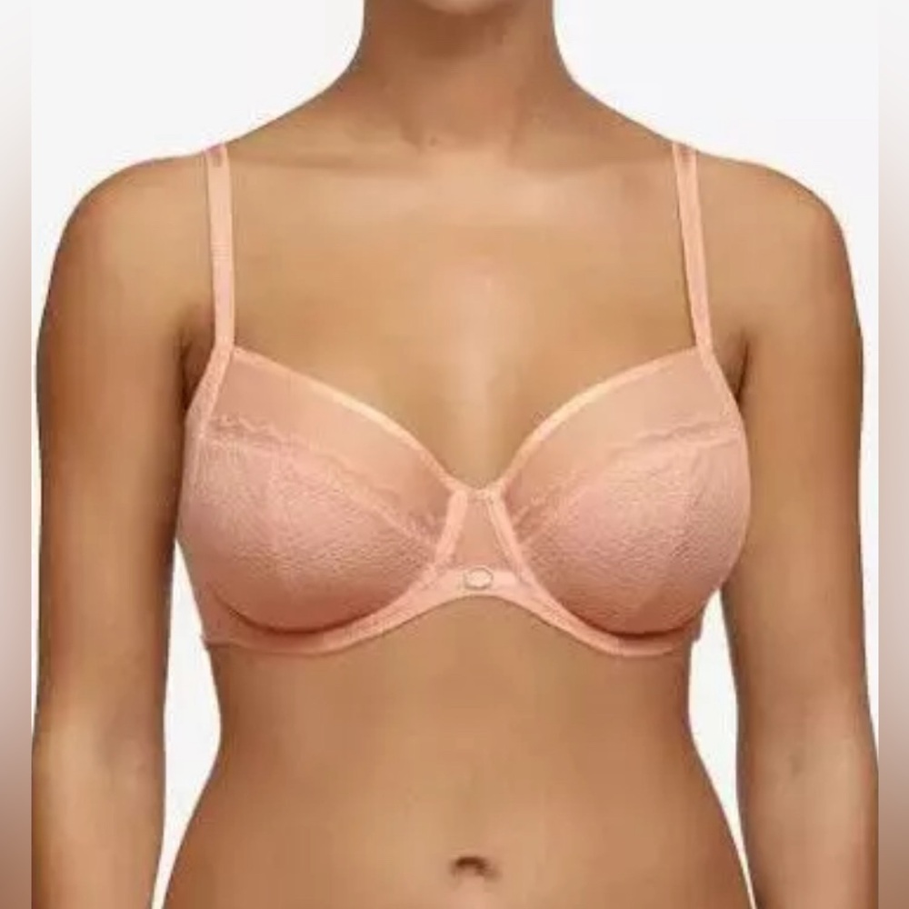 Chantelle Parisan Allure Unlined Plunge Lace Bra 34C